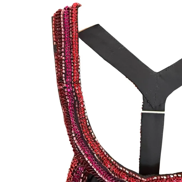 Jewel Badgley Mischka Black Mini Dress Size 4. $248 MSRP - Picture 8 of 11